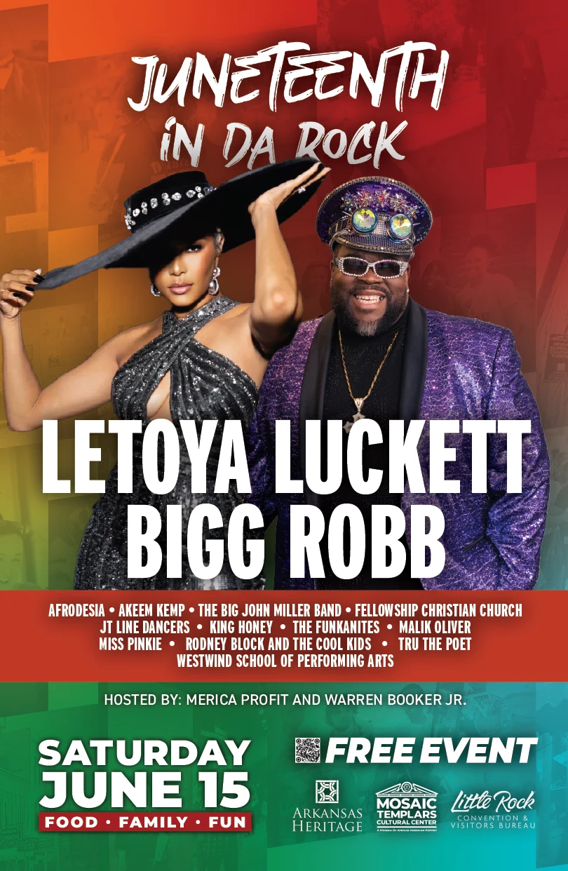 Juneteenth in Da Rock 2024 artist lineup flyer