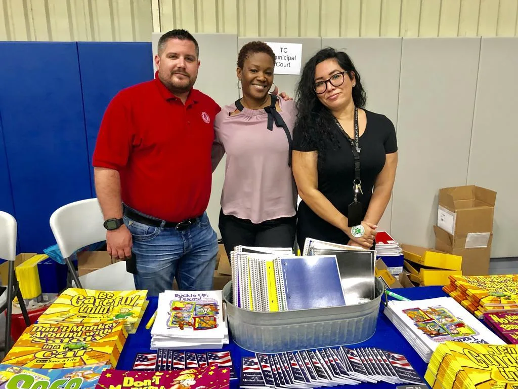 Ryan Tiffin supporting a community volunteer event